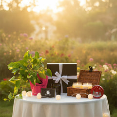 Wishing you a prosperous Christmas with this Money Plant hamper!