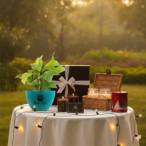 Gift a Golden Money Plant hamper of hope.